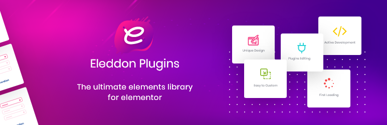 Eleddon – Elementor Addons Preview Wordpress Plugin - Rating, Reviews, Demo & Download