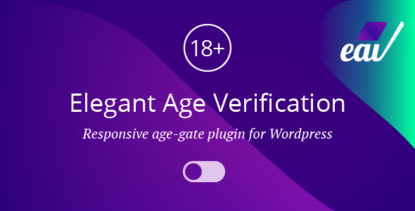 Elegant Age Verification Plugin for Wordpress Preview - Rating, Reviews, Demo & Download