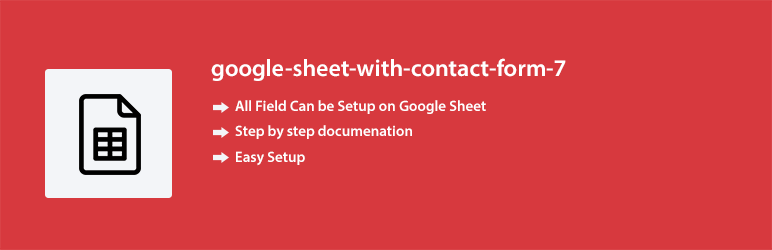 Elegant Apps Integration Of Google Sheet With Contact Form 7 Preview Wordpress Plugin - Rating, Reviews, Demo & Download