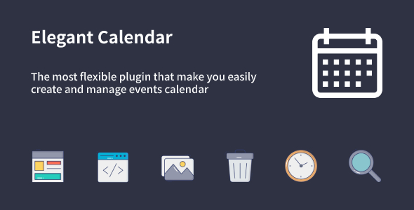 Elegant Calendar – WordPress Events Calendar Plugin Preview - Rating, Reviews, Demo & Download