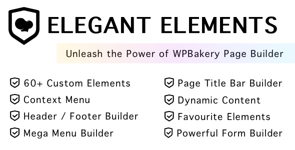 Elegant Elements For WPBakery Page Builder Preview Wordpress Plugin - Rating, Reviews, Demo & Download