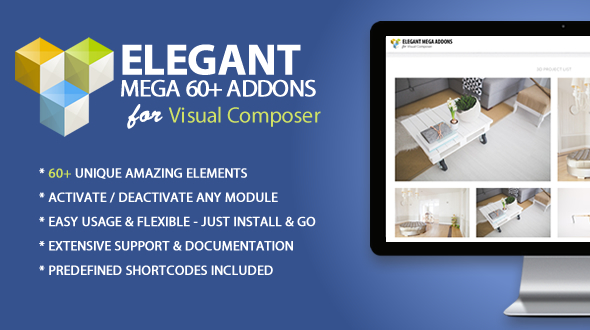 Elegant Mega Addons For Visual Composer Preview Wordpress Plugin - Rating, Reviews, Demo & Download