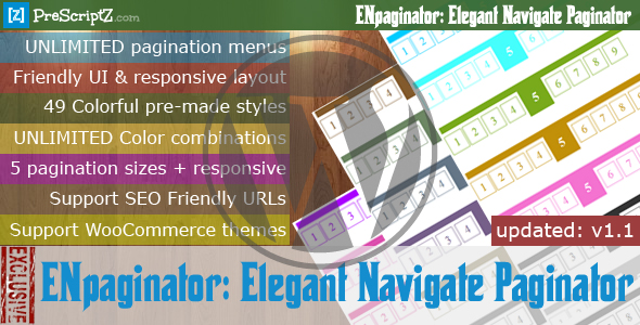 Elegant Navigate Paginator Plugin for Wordpress Preview - Rating, Reviews, Demo & Download