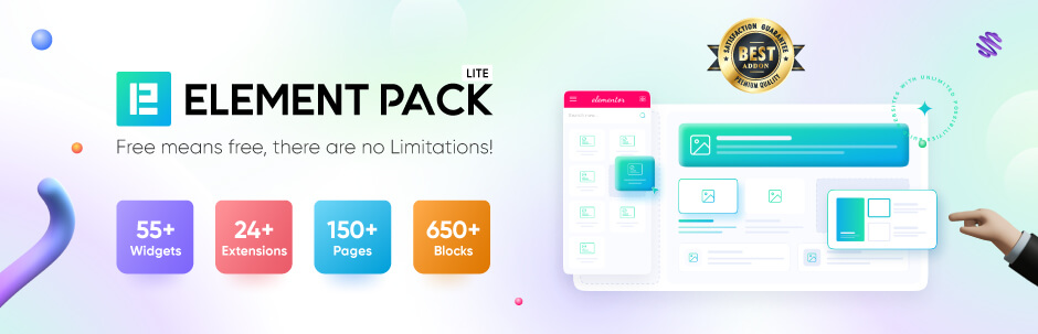 Element Pack Addons For Elementor – Free Templates And Widgets For Your WordPress Websites Preview - Rating, Reviews, Demo & Download