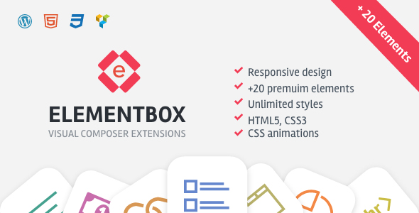 ElementBox Visual Composer Extensions Preview Wordpress Plugin - Rating, Reviews, Demo & Download