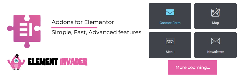 ElementInvader Addons For Elementor Preview Wordpress Plugin - Rating, Reviews, Demo & Download