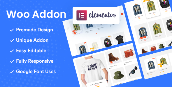 Elementor Addons For WooCommerce Product Preview Wordpress Plugin - Rating, Reviews, Demo & Download