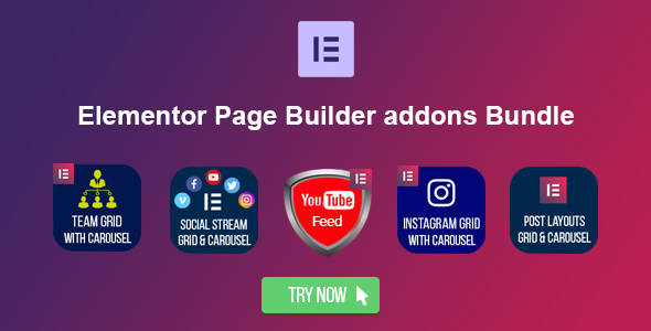 Elementor Page Builder Addons Bundle Preview Wordpress Plugin - Rating, Reviews, Demo & Download