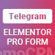 Elementor Pro Form Widget – Telegram – Sender
