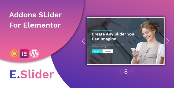Elementor Slider Addons – Widget Preview Wordpress Plugin - Rating, Reviews, Demo & Download