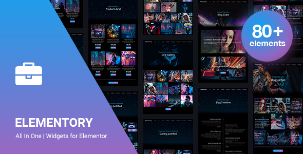 Elementory – Elementor Ultimate Addons Preview Wordpress Plugin - Rating, Reviews, Demo & Download