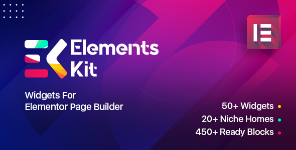 Elements Kit Widgets – Addon For Elementor Page Builder Preview Wordpress Plugin - Rating, Reviews, Demo & Download