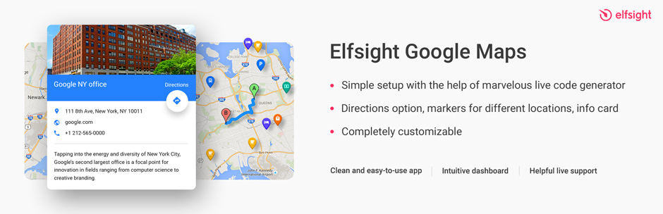 Elfsight Google Maps Preview Wordpress Plugin - Rating, Reviews, Demo & Download