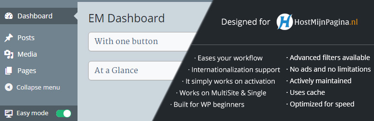 EM Dashboard Preview Wordpress Plugin - Rating, Reviews, Demo & Download