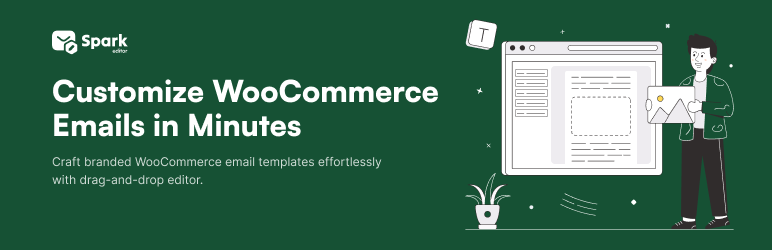 Email Customizer For WooCommerce – Customize WooCommerce Emails With Spark Editor Preview Wordpress Plugin - Rating, Reviews, Demo & Download