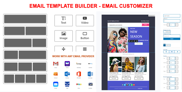 Email Template Builder –  Email Customizer Preview Wordpress Plugin - Rating, Reviews, Demo & Download