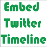 Embed Twitter Timeline