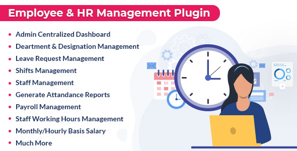 Employee And HR Manager Plugin Preview - Rating, Reviews, Demo & Download