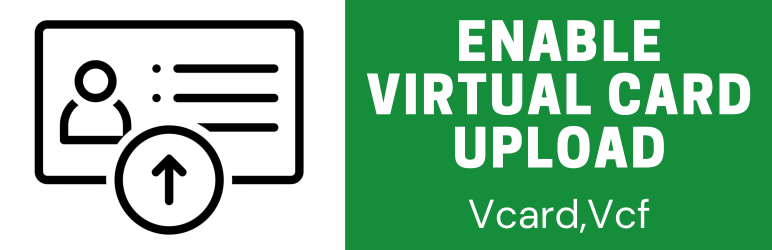 Enable Virtual Card Upload – Vcf,vcard Preview Wordpress Plugin - Rating, Reviews, Demo & Download