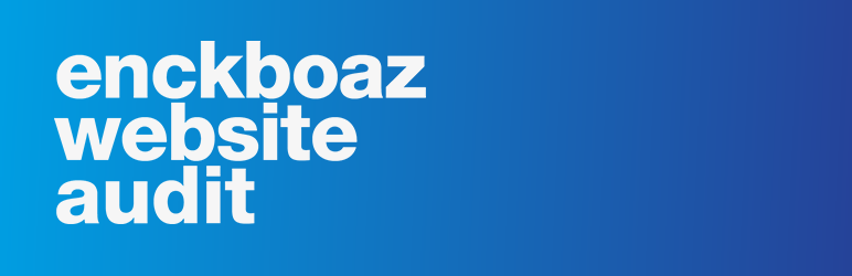 Enckboaz Website Audit Preview Wordpress Plugin - Rating, Reviews, Demo & Download