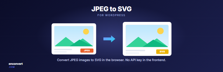 EnConvert JPEG To SVG Preview Wordpress Plugin - Rating, Reviews, Demo & Download
