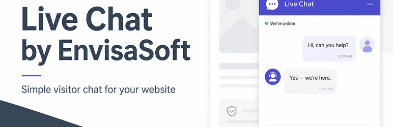 EnvisaSoft Live Chat Preview Wordpress Plugin - Rating, Reviews, Demo & Download