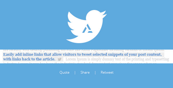 Envoke Twitter Quotes Preview Wordpress Plugin - Rating, Reviews, Demo & Download