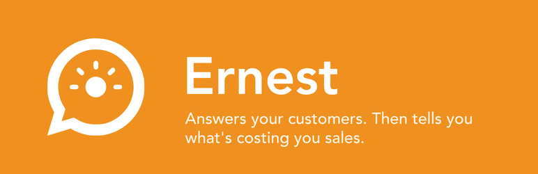 Ernest AI Support Preview Wordpress Plugin - Rating, Reviews, Demo & Download