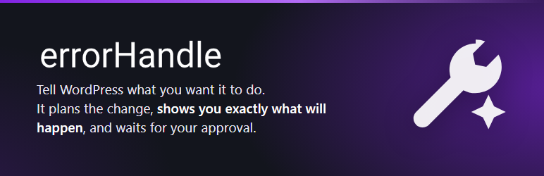 ErrorHandle Preview Wordpress Plugin - Rating, Reviews, Demo & Download