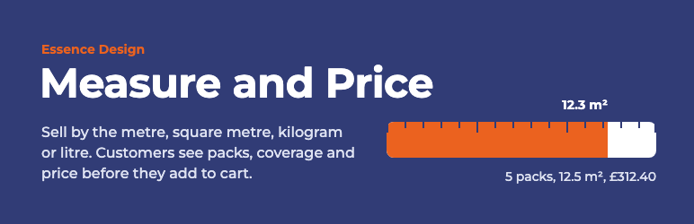 Essence Measure And Price For WooCommerce Preview Wordpress Plugin - Rating, Reviews, Demo & Download