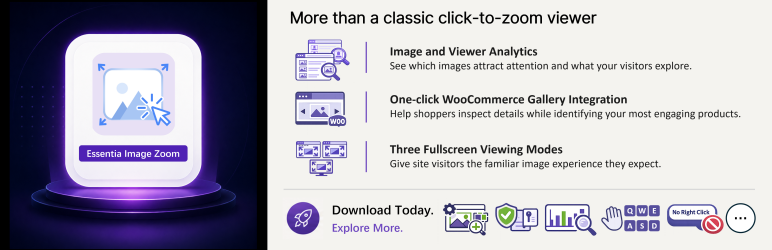 Essentia Image Zoom Preview Wordpress Plugin - Rating, Reviews, Demo & Download