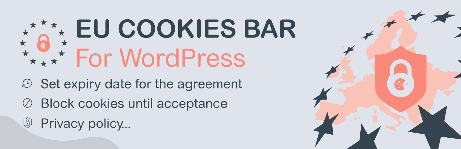 EU Cookies Bar Plugin for Wordpress Preview - Rating, Reviews, Demo & Download