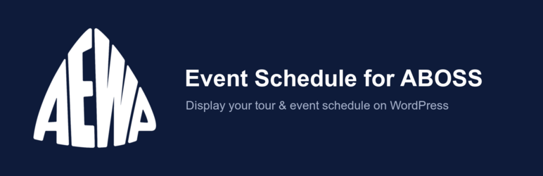 Event Schedule For ABOSS Preview Wordpress Plugin - Rating, Reviews, Demo & Download