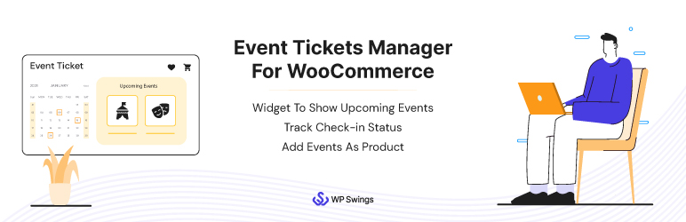 Event Tickets Manager For WooCommerce – Ticket Stock Management, Download Tickets As PDF, Events Calendar, Event Check-in Using Emails, Edit Your Ticket Content Preview Wordpress Plugin - Rating, Reviews, Demo & Download