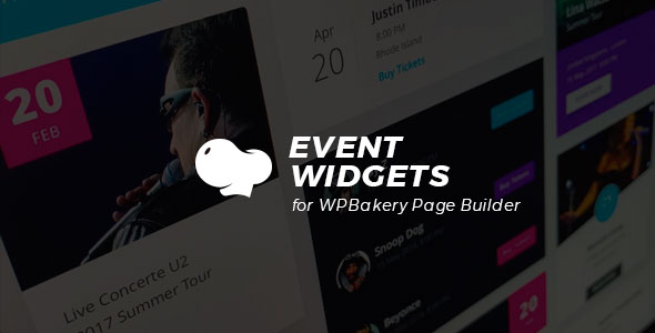 Event Widgets For WPBakery Page Builder Preview Wordpress Plugin - Rating, Reviews, Demo & Download