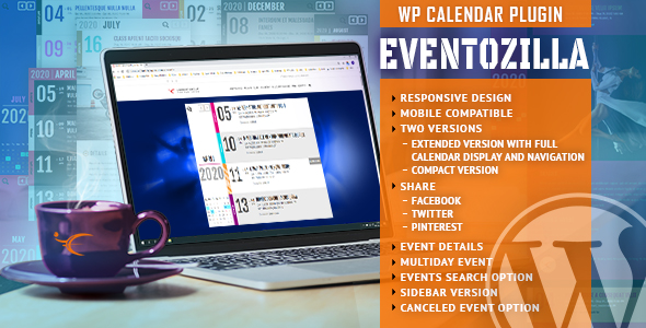 EventoZilla – Event Calendar WordPress Plugin Preview - Rating, Reviews, Demo & Download