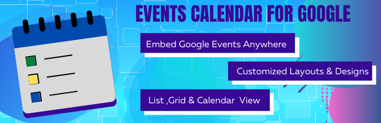 Events Calendar For Google Preview Wordpress Plugin - Rating, Reviews, Demo & Download