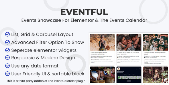 Events Showcase For Elementor And The Events Calendar Preview Wordpress Plugin - Rating, Reviews, Demo & Download