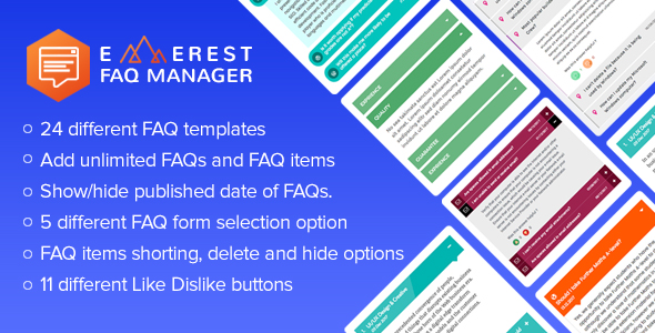 Everest FAQ Manager – Responsive Frequently Asked Questions (FAQ) Plugin For WordPress Preview - Rating, Reviews, Demo & Download