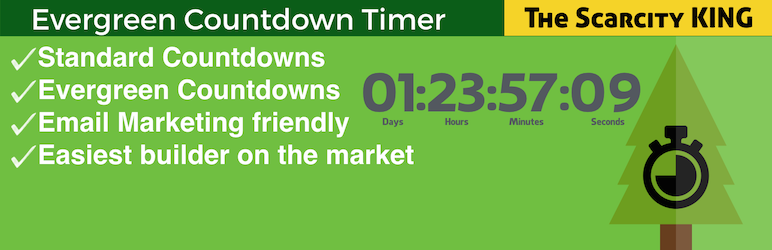 Evergreen Countdown Timer Preview Wordpress Plugin - Rating, Reviews, Demo & Download
