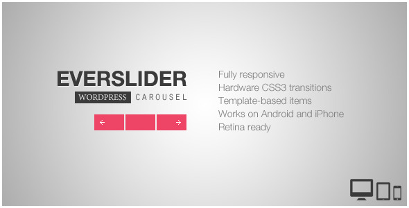 Everslider – Responsive WordPress Carousel Plugin Preview - Rating, Reviews, Demo & Download