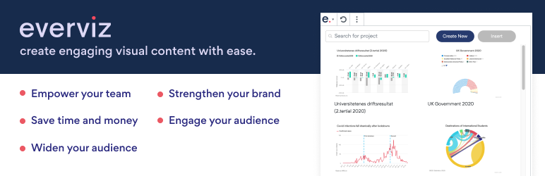 Everviz – Charts, Maps And Tables – Interactive And Responsive Preview Wordpress Plugin - Rating, Reviews, Demo & Download