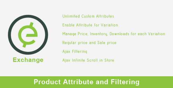 Exchange – Product Attribute And Filtering Preview Wordpress Plugin - Rating, Reviews, Demo & Download