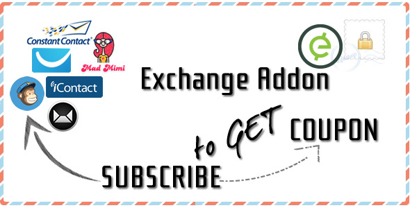 Exchange – Subscribe And Get Coupon Preview Wordpress Plugin - Rating, Reviews, Demo & Download