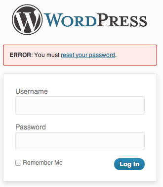 Expire User Passwords Preview Wordpress Plugin - Rating, Reviews, Demo & Download