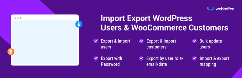 Export And Import Users And Customers Preview Wordpress Plugin - Rating, Reviews, Demo & Download