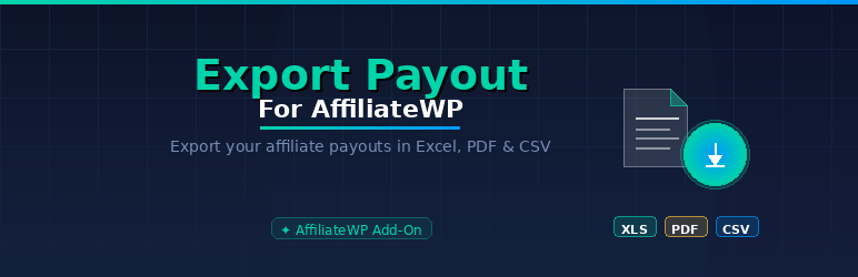 Export Payout For AffiliateWp Preview Wordpress Plugin - Rating, Reviews, Demo & Download