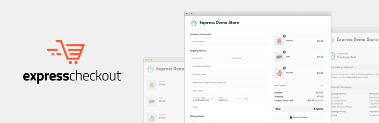 Express Checkout For WooCommerce Preview Wordpress Plugin - Rating, Reviews, Demo & Download