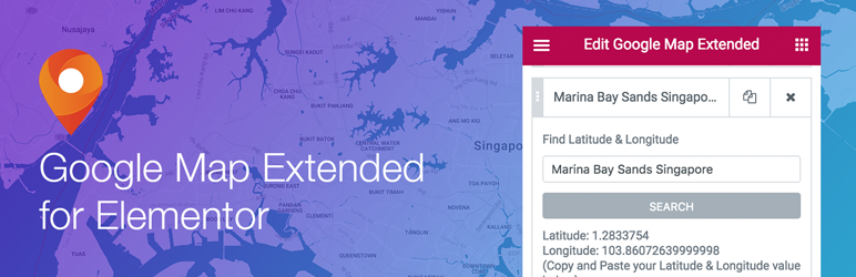 Extended Google Map For Elementor Preview Wordpress Plugin - Rating, Reviews, Demo & Download