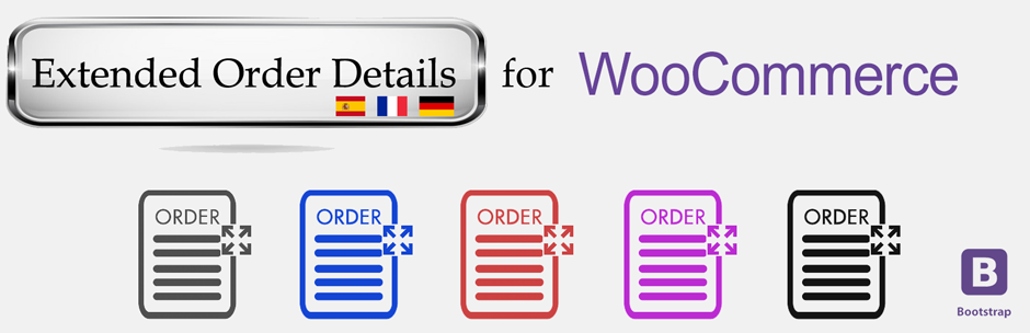 Extended Order Details For WooCommerce Preview Wordpress Plugin - Rating, Reviews, Demo & Download